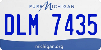 MI license plate DLM7435