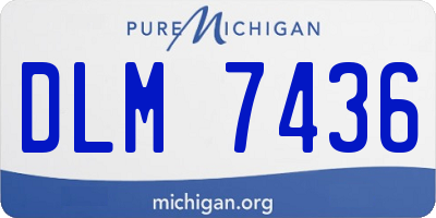 MI license plate DLM7436