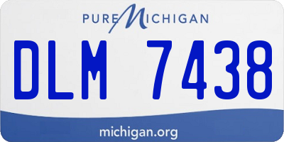 MI license plate DLM7438