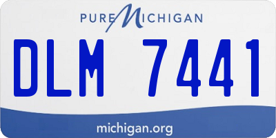 MI license plate DLM7441