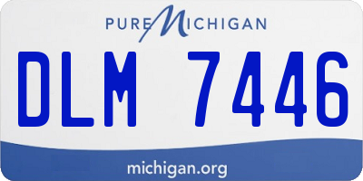 MI license plate DLM7446