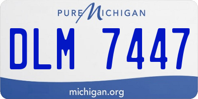 MI license plate DLM7447
