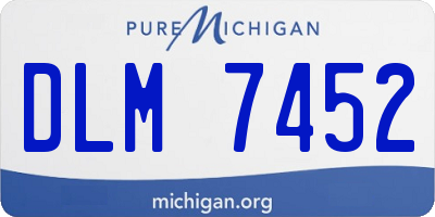 MI license plate DLM7452