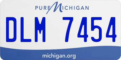 MI license plate DLM7454