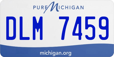 MI license plate DLM7459