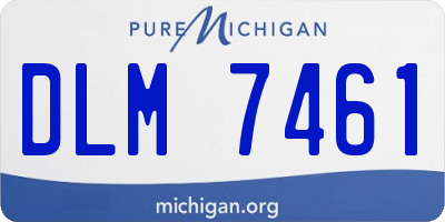 MI license plate DLM7461