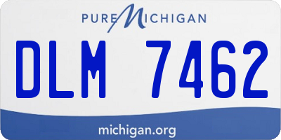 MI license plate DLM7462