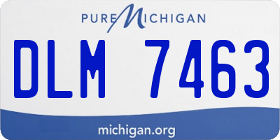 MI license plate DLM7463