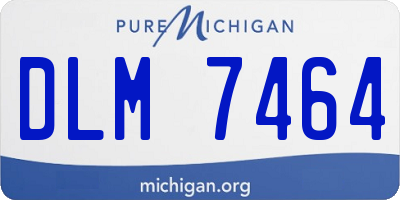 MI license plate DLM7464