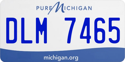 MI license plate DLM7465