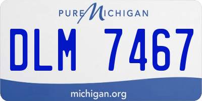 MI license plate DLM7467
