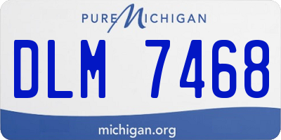 MI license plate DLM7468