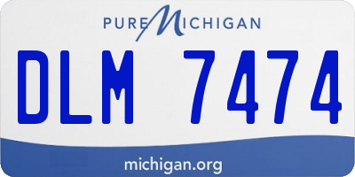 MI license plate DLM7474