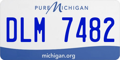 MI license plate DLM7482