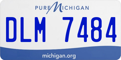 MI license plate DLM7484