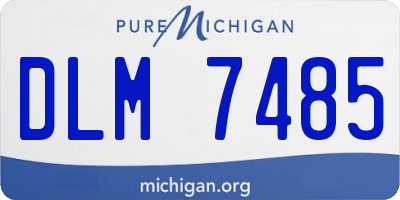 MI license plate DLM7485