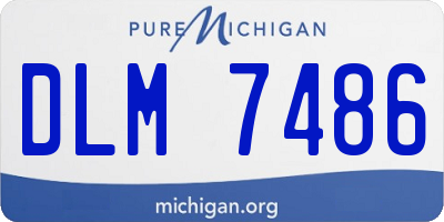 MI license plate DLM7486