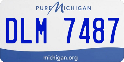 MI license plate DLM7487