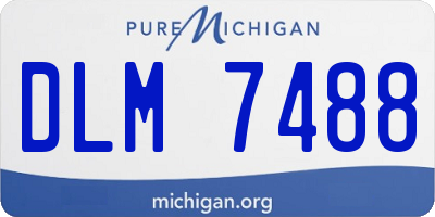 MI license plate DLM7488
