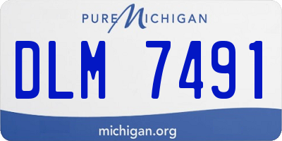 MI license plate DLM7491