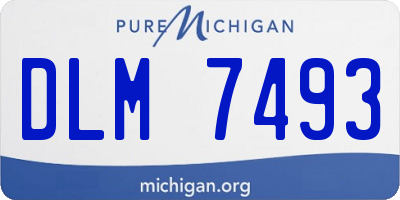 MI license plate DLM7493