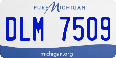 MI license plate DLM7509