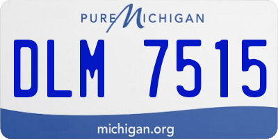 MI license plate DLM7515