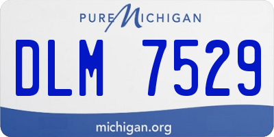 MI license plate DLM7529