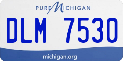 MI license plate DLM7530