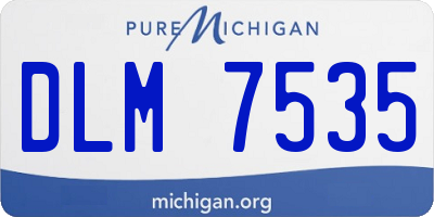 MI license plate DLM7535