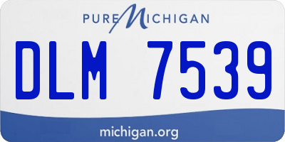 MI license plate DLM7539