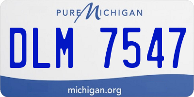 MI license plate DLM7547