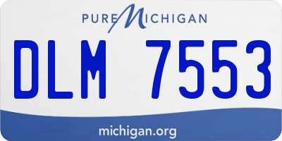 MI license plate DLM7553