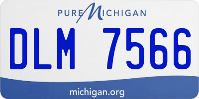 MI license plate DLM7566