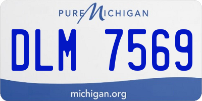 MI license plate DLM7569