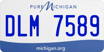 MI license plate DLM7589