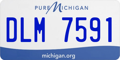 MI license plate DLM7591