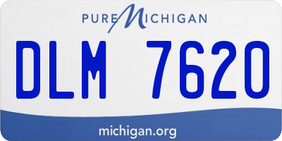MI license plate DLM7620