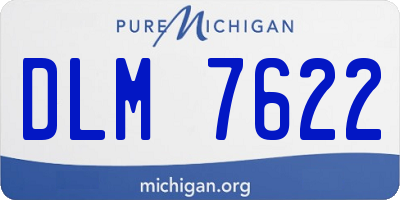 MI license plate DLM7622