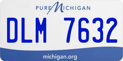 MI license plate DLM7632