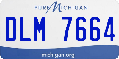 MI license plate DLM7664