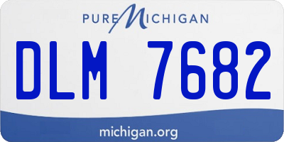 MI license plate DLM7682