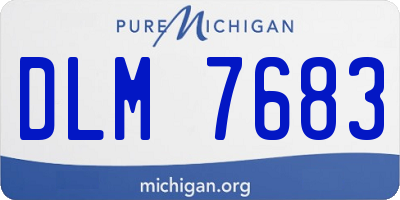 MI license plate DLM7683