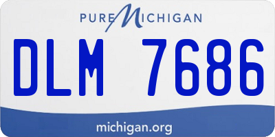 MI license plate DLM7686