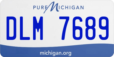 MI license plate DLM7689