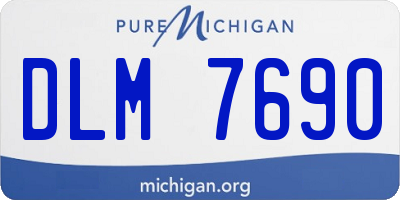 MI license plate DLM7690