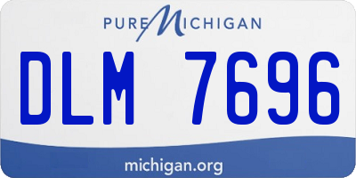 MI license plate DLM7696
