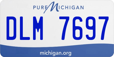 MI license plate DLM7697
