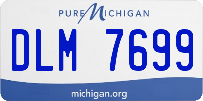 MI license plate DLM7699