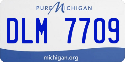 MI license plate DLM7709